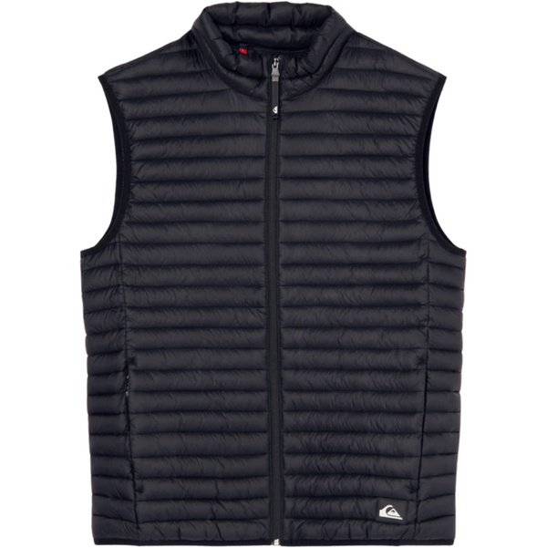 2026 Quiksilver Mens Scaly Quilted Gilet EQYJK04191 - Black